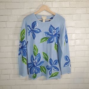 Belle Isle vintage blue sweater
